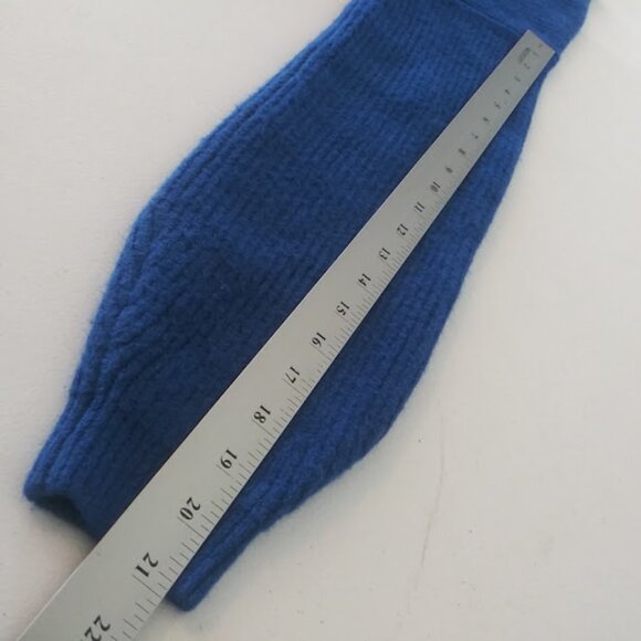 Halogen women's size M blue knitted cropped sweater - Picture 9 of 13